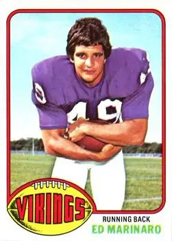 1976 Topps #419 - Ed Marinaro - Minnesota Vikings