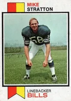 1973 Topps #388 - Mike Stratton - Buffalo Bills