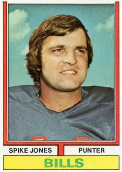 1974 Topps #423 - Spike Jones - Buffalo Bills