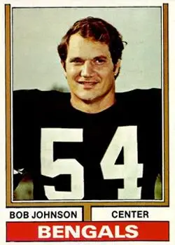 1974 Topps #424 - Bob Johnson - Cincinnati Bengals - Front