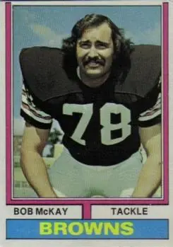 1974 Topps #427 - Bob McKay - Cleveland Browns