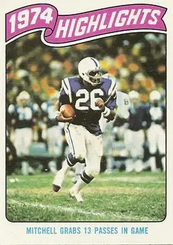 1975 Topps #456 - Lydell Mitchell - Baltimore Colts - Front