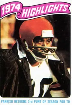1975 Topps #457 - Lemar Parrish - Cincinnati Bengals