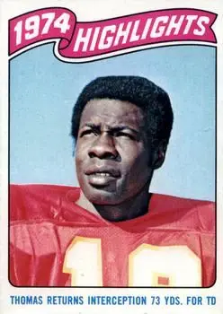 1975 Topps #460 - Emmitt Thomas - Kansas City Chiefs