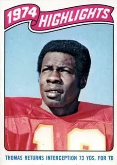 1975 Topps #460 - Emmitt Thomas - Kansas City Chiefs