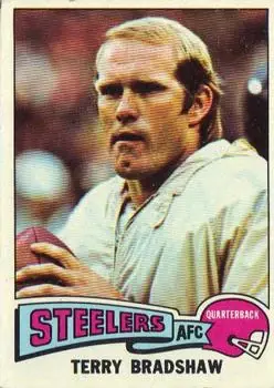 1975 Topps #461 - Terry Bradshaw - Pittsburgh Steelers