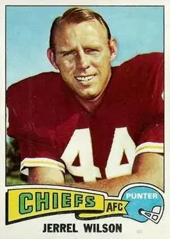 1975 Topps #462 - Jerrel Wilson - Kansas City Chiefs