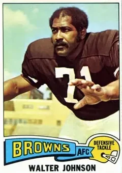 1975 Topps #463 - Walter Johnson - Cleveland Browns