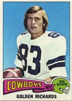 1975 Topps #464 - Golden Richards - Dallas Cowboys
