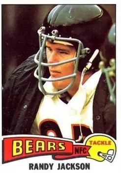 1975 Topps #466 - Randy Jackson - Chicago Bears - Front