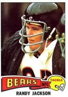 1975 Topps #466 - Randy Jackson - Chicago Bears