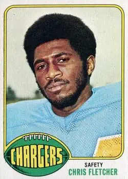 1976 Topps #422 - Chris Fletcher - San Diego Chargers - Front 1976 Topps #422 - Chris Fletcher - San Diego Chargers - Front