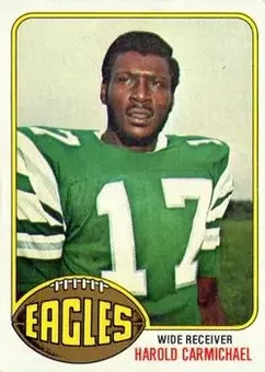1976 Topps #425 - Harold Carmichael - Philadelphia Eagles