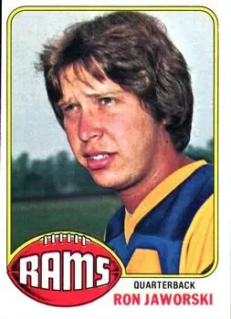 1976 Topps #426 - Ron Jaworski - Los Angeles Rams - Front