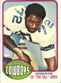 1976 Topps #427 - Ed "Too Tall" Jones - Dallas Cowboys