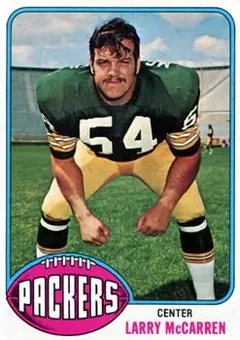 1976 Topps #428 - Larry McCarren - Green Bay Packers