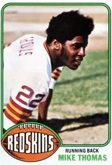 1976 Topps #429 - Mike Thomas - Washington Redskins
