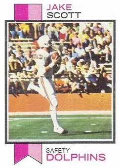 1973 Topps #390 - Jake Scott - Miami Dolphins
