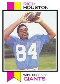 1973 Topps #391 - Rich Houston - New York Giants