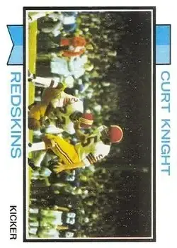 1973 Topps #397 - Curt Knight - Washington Redskins - Front