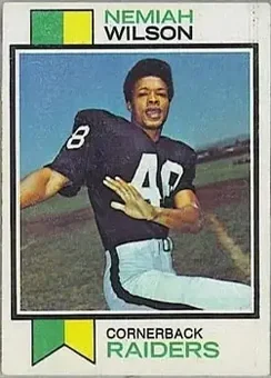 1973 Topps #398 - Nemiah Wilson - Oakland Raiders
