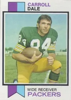1973 Topps #399 - Carroll Dale - Green Bay Packers