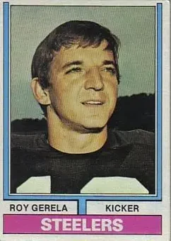 1974 Topps #431 - Roy Gerela - Pittsburgh Steelers 1974 Topps #431 - Roy Gerela - Pittsburgh Steelers
