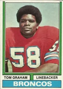 1974 Topps #432 - Tom Graham - Denver Broncos