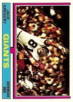 1974 Topps #439 - Jack Gregory - New York Giants