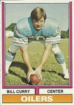 1974 Topps #441 - Bill Curry - Houston Oilers