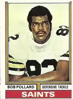 1974 Topps #442 - Bob Pollard - New Orleans Saints