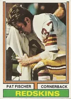 1974 Topps #445 - Pat Fischer - Washington Redskins