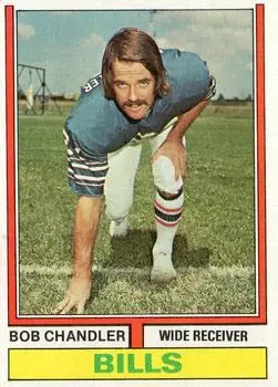 1974 Topps #446 - Bob Chandler - Buffalo Bills