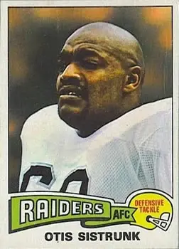 1975 Topps #471 - Otis Sistrunk - Oakland Raiders