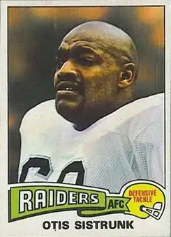 1975 Topps #471 - Otis Sistrunk - Oakland Raiders 1975 Topps #471 - Otis Sistrunk - Oakland Raiders