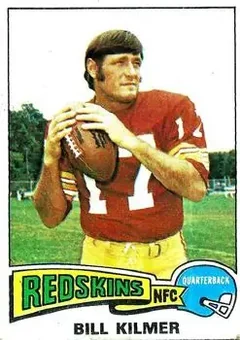 1975 Topps #480 - Bill Kilmer - Washington Redskins
