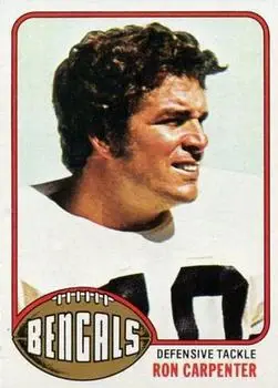 1976 Topps #432 - Ron Carpenter - Cincinnati Bengals