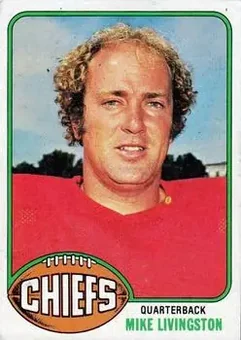 1976 Topps #436 - Mike Livingston - Kansas City Chiefs