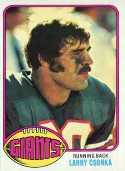 1976 Topps #437 - Larry Csonka - New York Giants