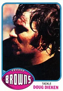 1976 Topps #438 - Doug Dieken - Cleveland Browns