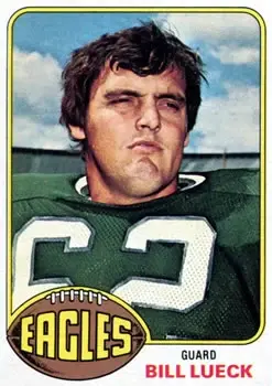 1976 Topps #439 - Bill Lueck - Philadelphia Eagles