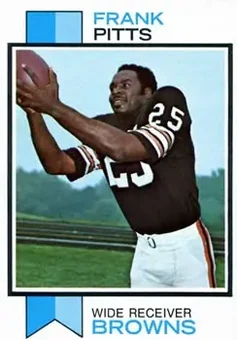 1973 Topps #405 - Frank Pitts - Cleveland Browns 1973 Topps #405 - Frank Pitts - Cleveland Browns