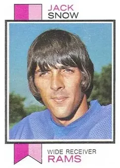 1973 Topps #416 - Jack Snow - Los Angeles Rams