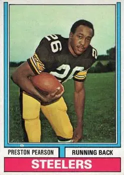 1974 Topps #452 - Preston Pearson - Pittsburgh Steelers