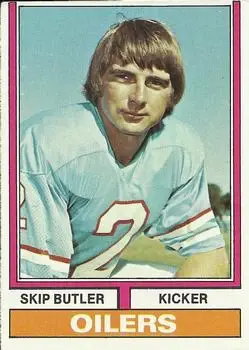 1974 Topps #458 - Skip Butler - Houston Oilers
