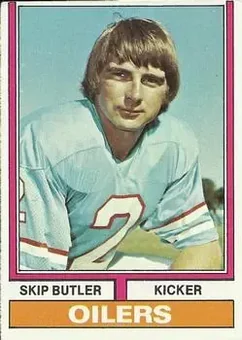 1974 Topps #458 - Skip Butler - Houston Oilers 1974 Topps #458 - Skip Butler - Houston Oilers