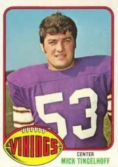1976 Topps #441 - Mick Tingelhoff - Minnesota Vikings