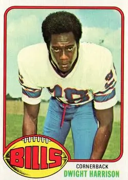 1976 Topps #444 - Dwight Harrison - Buffalo Bills