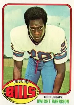 1976 Topps #444 - Dwight Harrison - Buffalo Bills