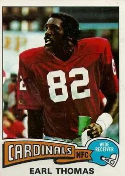 1975 Topps #487 - Earl Thomas - St. Louis Cardinals - Front